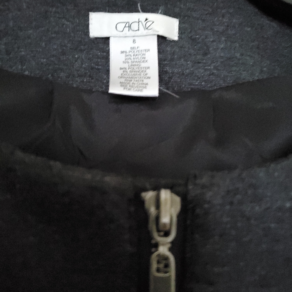 Cache zippered jacket with shoulder embell… - Picture 6 of 6
